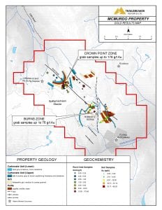 Gold Geochemistry Map